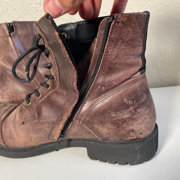 Frye and Co. Cody Lace-Up Boots, Brown Leather, Men's 11 - Picture 7 of 10